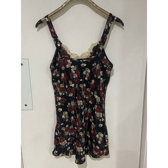 NWOT Y2k Amy’s Boutique 2-Piece Floral Rose Accent Nightie and Robe Women’s M - Picture 7 of 7